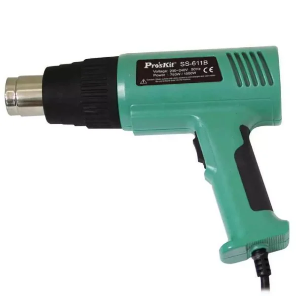 Pro'sKit SS-611B Heat Gun Set 240V/1500W - Image 2