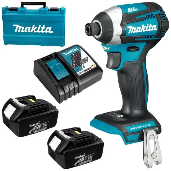 Makita Cordless Impact Screw Driver 18 V 1/4'' DTD155RTE - Image 3