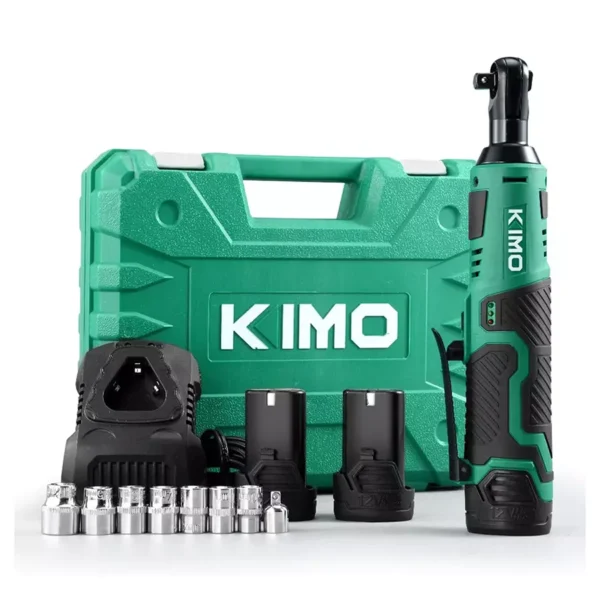 Omada KIMO 3/8 inch Cordless Electric Ratchet Wrench Set Fast Charge 8 Sockets OMD-330 -12V