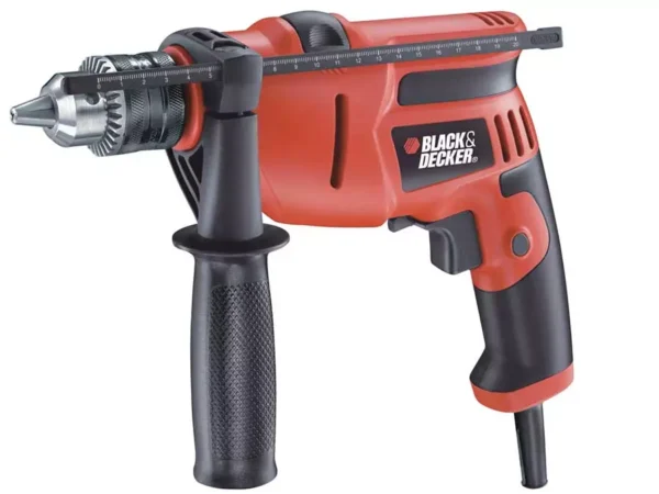 Black+Decker 550W 2800 RPM Hammer Drill With Bits KR554RE-IN - Image 2