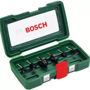 Bosch 6 Pcs Tc Router Bit Set 2607019464