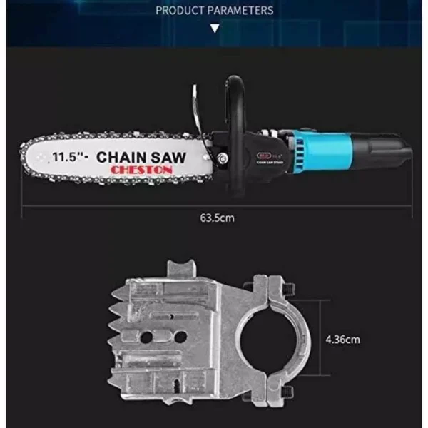 Cheston 11.5 Inch Electric Chainsaw Bracket Adapter Set - Image 3