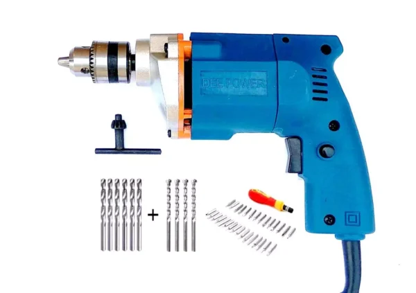 Dee Power 10 mm Drill Machine With Drill Bit And 31 Pcs Screwdriver Set - Image 2