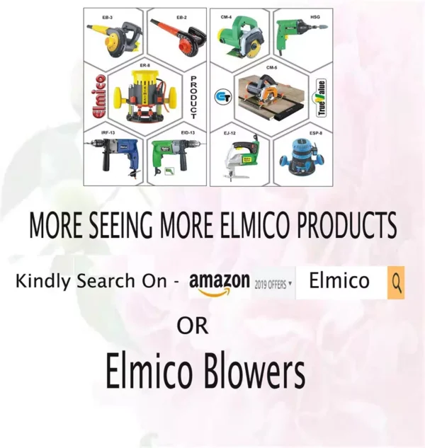 Elmico 600 W 16000 RPM Electric Air Blower EB5-W15 - Image 3