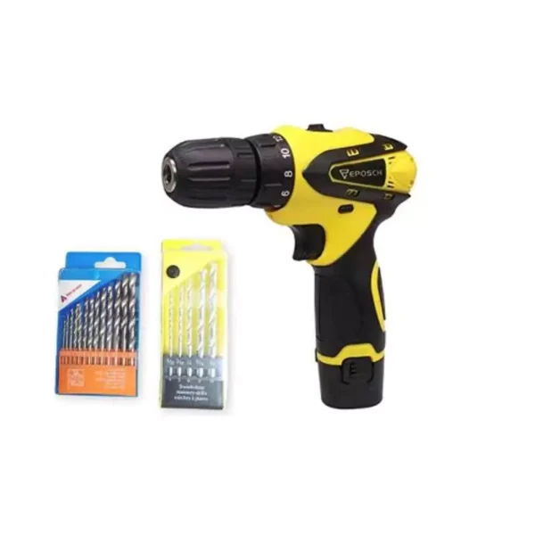 Eposch 10 mm 12 V 2600 RPM Cordless Drill EP-12V1PC