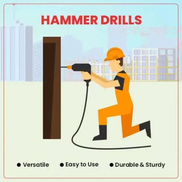 Hi-Max Rotary Hammer 26 mm Capacity IC-034 - Image 3