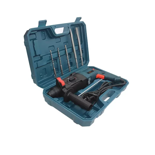 Hillgrove 1200W 26mm Rotary Hammer Drill Machine with 5 Bits & Carry Case, HG0082
