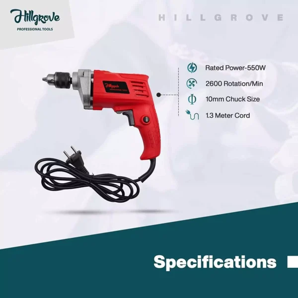 Hillgrove 16 Pcs Power Tools Kit, HGCM232M1 - Image 2