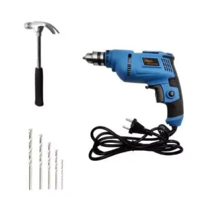 Hillgrove 500 W 10 Mm Drill Machine With 5 Pcs Masonry Drill Bit & Claw Hammer, Hgcm223m1