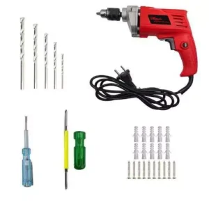 Hillgrove 550 w drill machine, 20 pcs screws & gitti combo, hgcm474m1