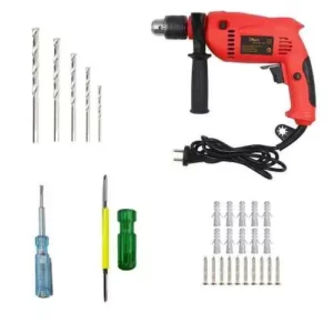 Hillgrove 700 W Drill Machine, 20 Pcs Screws & Gitti Combo, Hgcm472m1