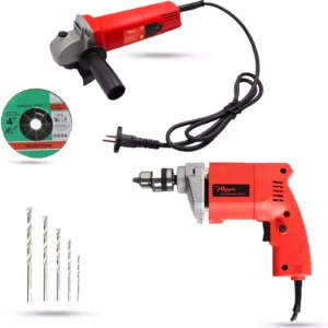 Hillgrove Angle Grinder With Drill Machine 4 Inch, Hgcm531m1