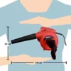 IBELL 600 W 6000-14000 RPM Electric Air Blower EB60-69 - Image 3