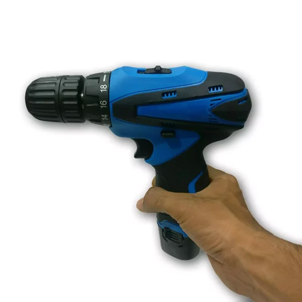 Krost Heavy Duty Cordless Screwdriver Machine 12V Li-Ion With Free Screwdriver Bit & Carry Case