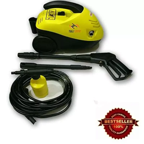 Krost Plastic Powerful Compact Electric High Pressure Washer Yellow - Image 2