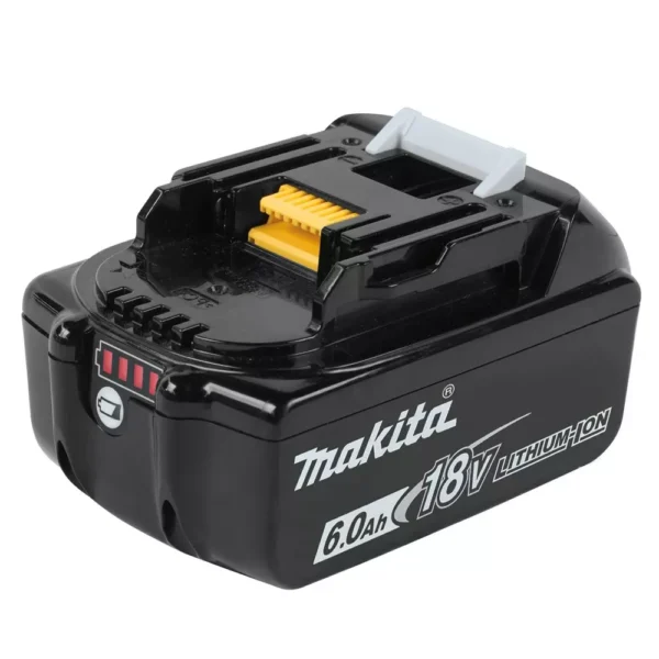 Makita 18V LXT Lithium-Ion 6.0Ah Battery BL1860B, 632L53-9