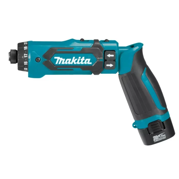 Makita 7.2V Li-ion Cordless Driver Drill DF012DSE - Image 2