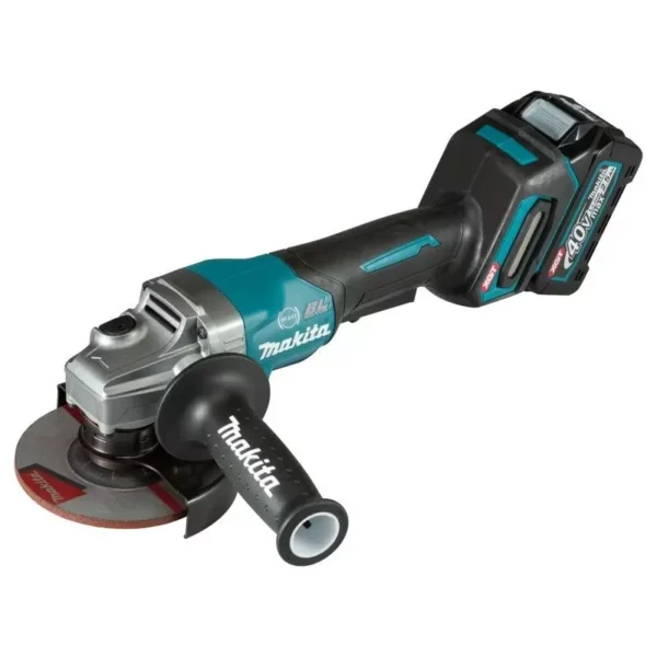 Makita GA013GM201 1100 W 125 mm Paddle Switch Electronic Brake Angle Grinder - Image 2