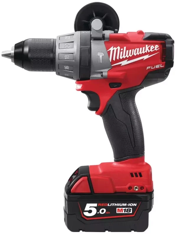 Milwaukee M18CPD-202C 0 - 550 RPM Brushless Compact Percussion Drill - Image 2