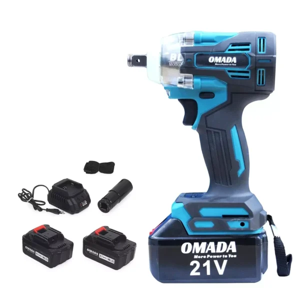 Omada 3000 rpm 21 V Li-Ion Battery Cordless Impact Wrench OMD-J0008BL