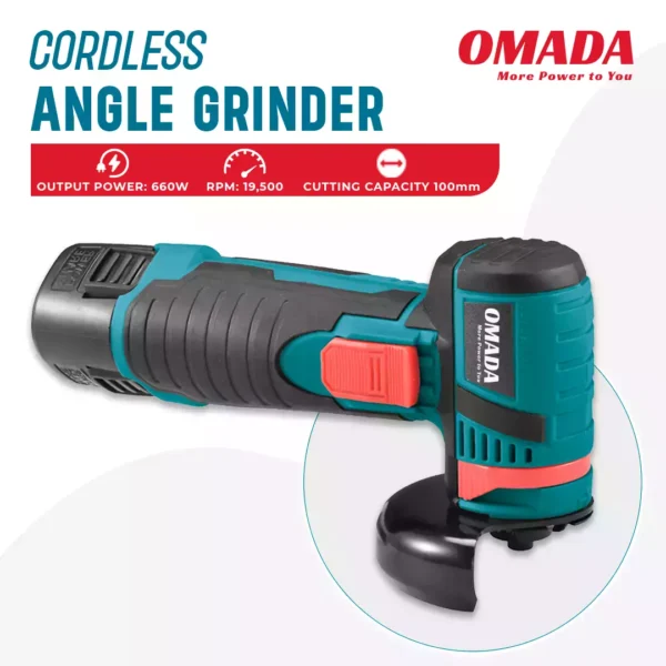 Omada OMD-0034 660 W 100 mm Angle Grinder - Image 2