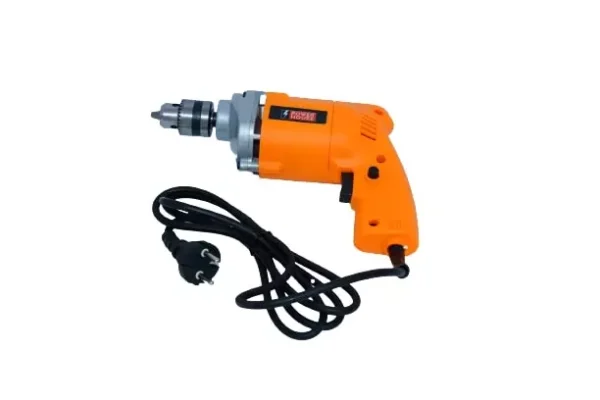 PowerHouse 10 mm Electric Drill 300W with 13 Pcs HSS Twist Drill Set 6 Months Warranty - Image 3