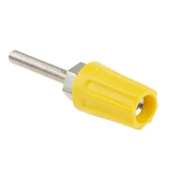 RS PRO 4 mm Yellow Female Binding Post - Solder Termination, 50V dc, 16A Model No 423245 - Image 3