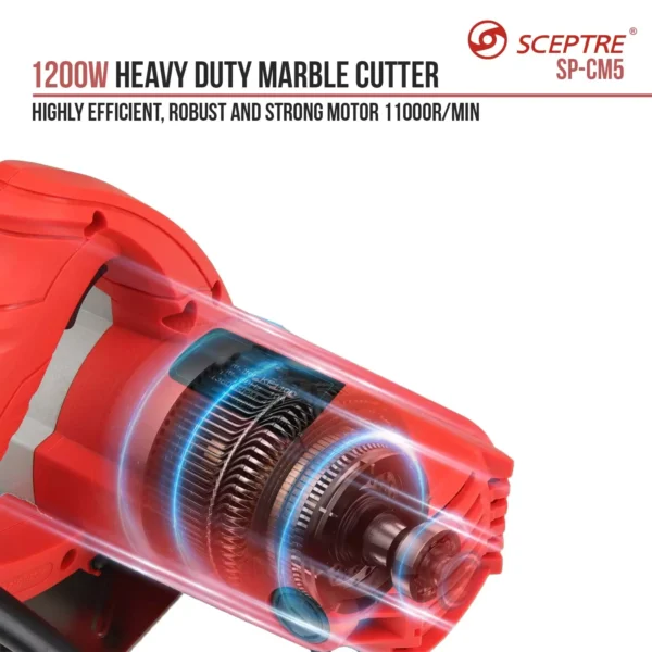Sceptre 5 Inch 1200 W 11000 RPM Marble Cutting Machine SP-CM5 - Image 3