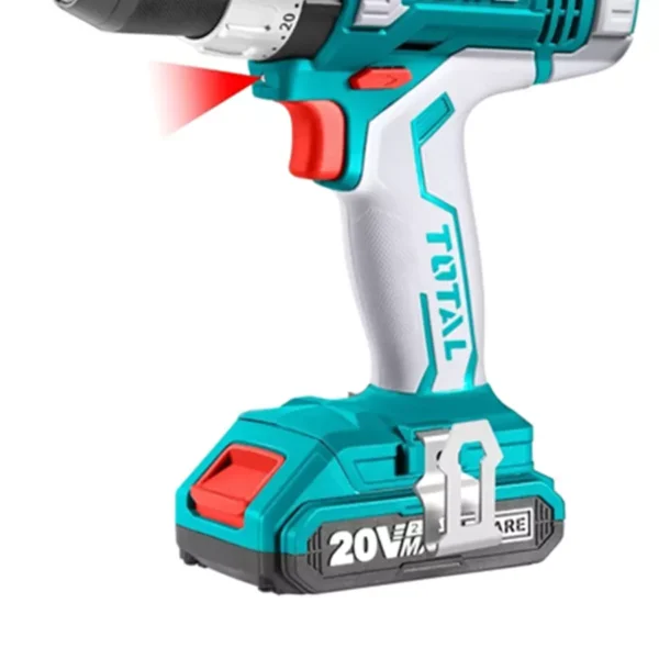 Total 2-13 mm 20 V 400-1900 RPM Cordless Drill TDLI2003 - Image 3
