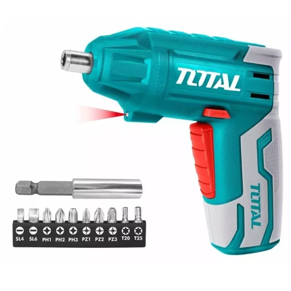 Total Cordless Screwdriver 4 V 180 rpm, TSDLI0401 - Image 2