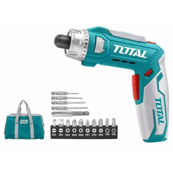 Total Cordless Screwdriver 8 V 220 rpm, TSDLI0801 - Image 3