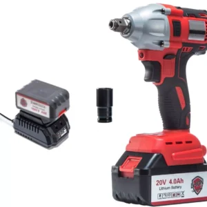 Turkish 21v 4ah Plastic Heavy Duty Cordless Impact Wrench With 2 Batteries