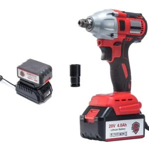 Turkish Heavy Duty 20v Cordless Impact Hex Wrench With 2 Batteries