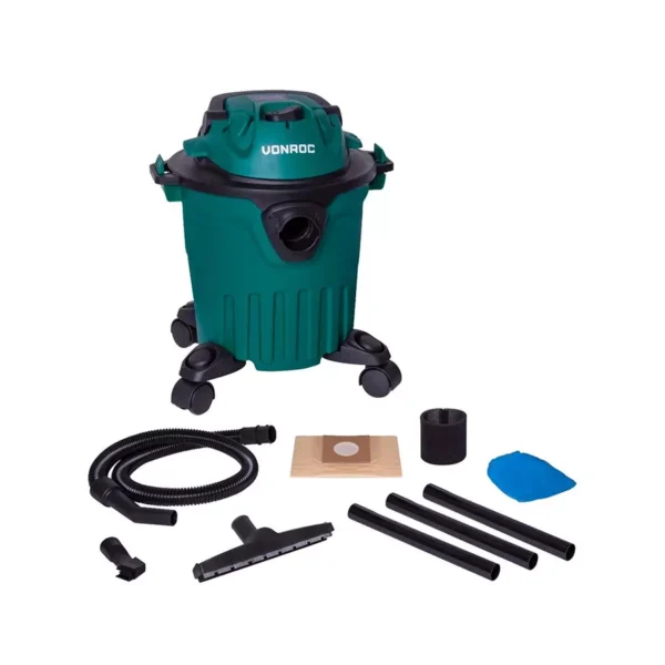 VONROC Wet & Dry Vaccum Cleaner 1000 W, VC502AC - Image 2