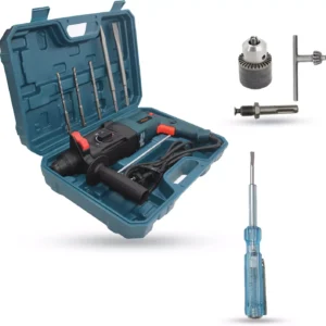 Walkers 1200 w hammer impact drill kit 26 mm chuck size with 5 bits, wkcb368m1