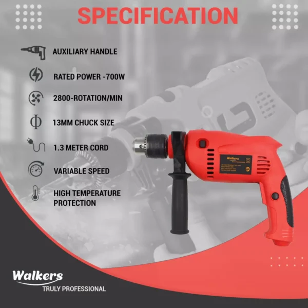 Walkers 4 inch Angle Grinder 100 mm Wheel Diameter, WKCB415M1 - Image 2