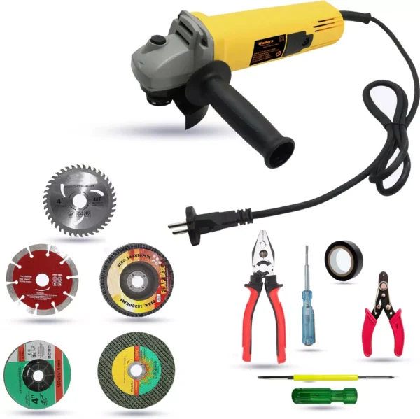 Walkers 4 inch Angle Grinder with All Wheels 100 mm Diameter, WKCB410M1