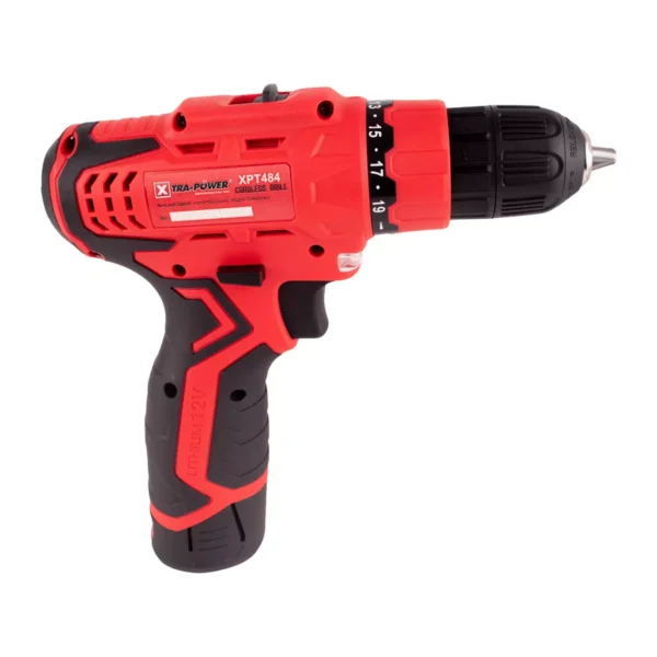 Xtra Power 10 mm 12 V 400 -1500 RPM Cordless Drill XPT484 - Image 3