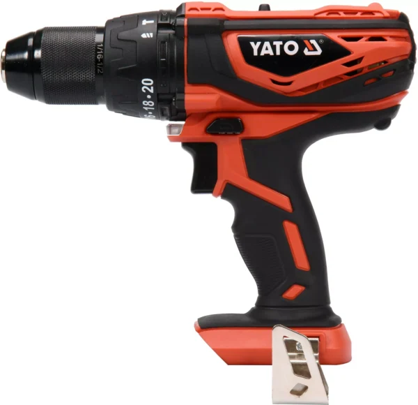 Yato 0 - 1650 RPM Battery Operated Cordless Impact Drill Driver Kit YT-82787 - Image 2