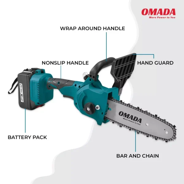 Omada 4 Inch Small Wood Cutting Mini Cordless Chainsaw Machine Omd 00039 002 2.webp