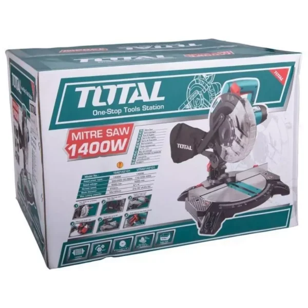 Total Mitre Saw 1400 W, TS42142101 - Image 3