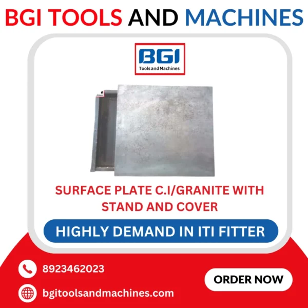 Surface plate C.I/Granite with Stand and Cover