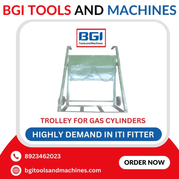 Trolley for gas cylinders