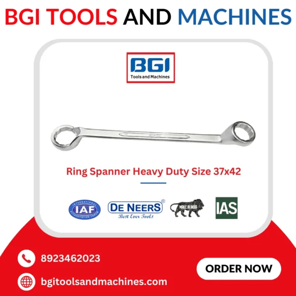 Ring Spanner Heavy Duty Size 37x42 Deneers (HSN 8204) - Image 2