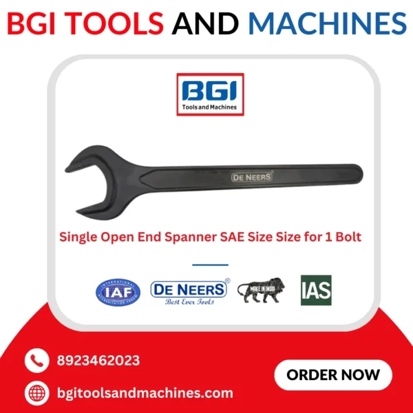 Single Open End Spanner SAE Size Size for 1 Bolt De Neers (HSN 8204) - Image 2