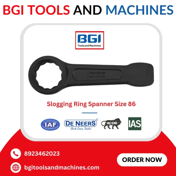 Slogging Ring Spanner Size 86 De Neers (HSN 8204) - Image 2