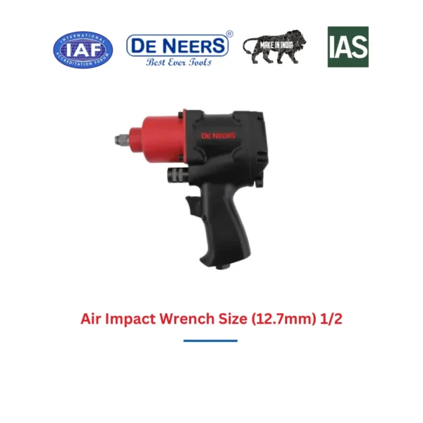 Air Impact Wrench Size (12.7mm) 1/2 De Neers (HSN 8204) - Image 3