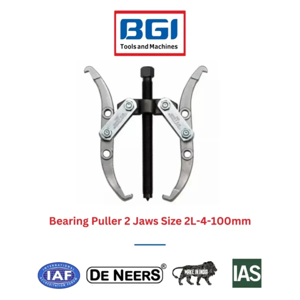 Bearing Puller 2 Jaws Size 2L-4-100mm De Neers (HSN 8205)