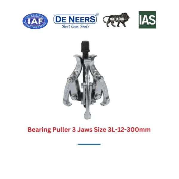 Bearing Puller 3 Jaws Size 3L-12-300mm De Neers (HSN 8205) - Image 3