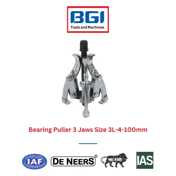 Bearing Puller 3 Jaws Size 3L-4-100mm De Neers (HSN 8205)